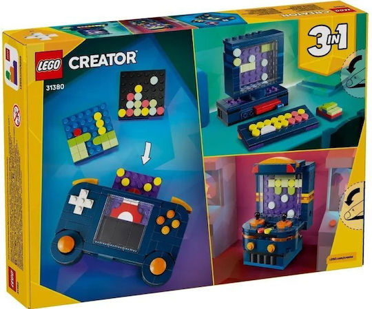 LEGO Creator 3 în 1 Consolă Retro Gaming pentru 8+ Ani 268 Bucăți