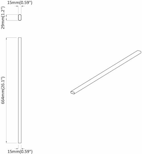 vidaXL Clothes Hanger Silver 864889 2pcs