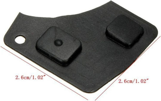 Gummimembran-Pad Für Autoschlüssel Kompatibel Mit Toyota Lexus Modelle Yaris Corolla Rx