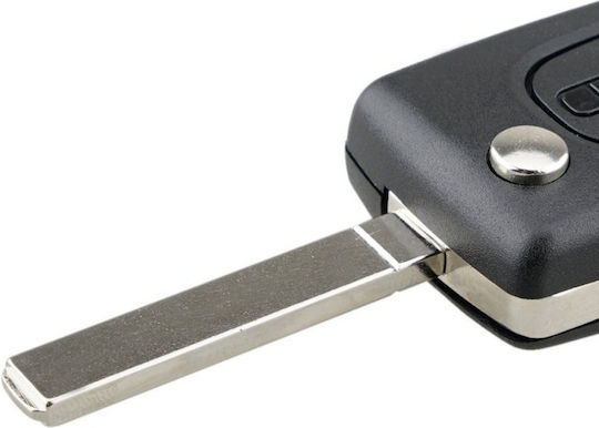 Husă Pentru Chei Auto Compatibilă Peugeot Citroen 207 307 407 C2 C3 C4 C5 C6 C8 2 Butoane Va2