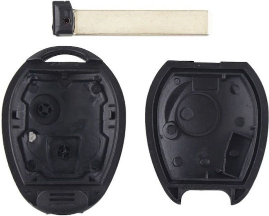 Husă Pentru Chei Auto Compatibilă Land Rover Discovery Rover 75 Mini Cooper Bmw Z3 Z4 X3 X5 E46 E39 2 Butoane Hu92