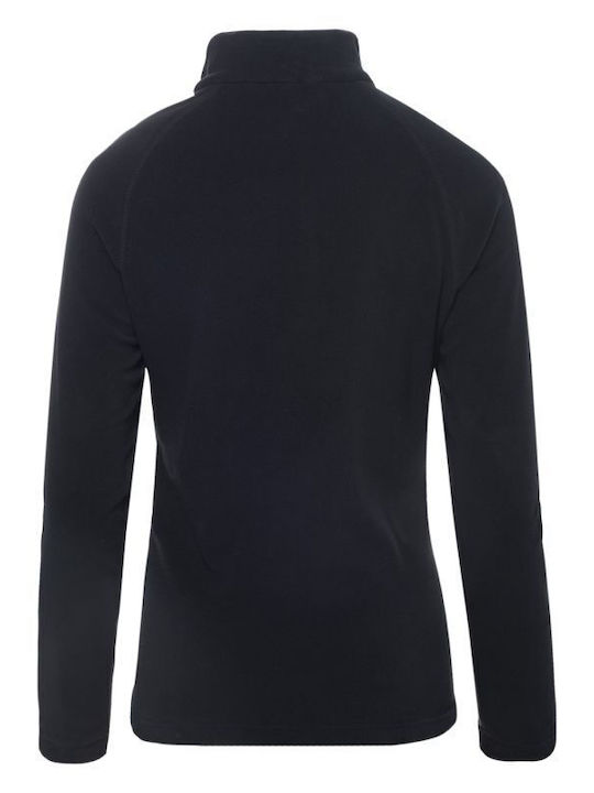 Bluza Damă Fleece De Iarnă Neagră