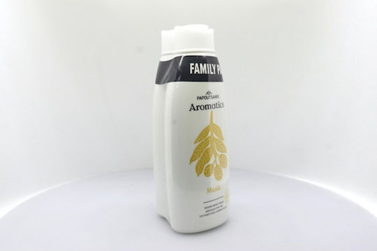 Papoutsanis Aromatics Musk Bubble Bath with Aloe Vera & Vanilla Scent 2x650ml
