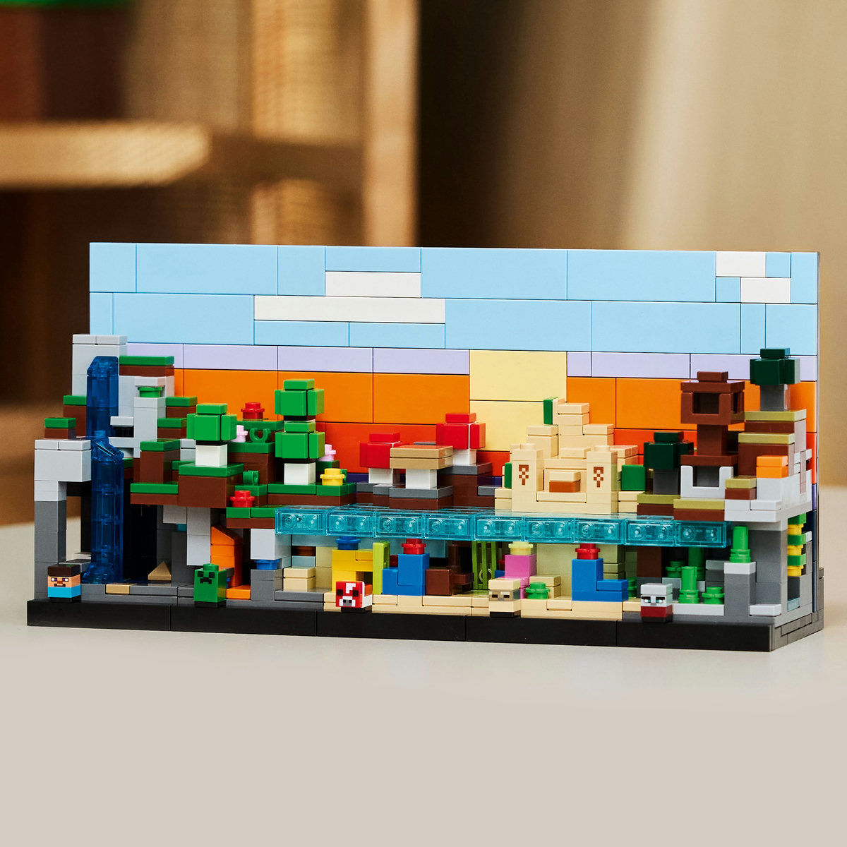 LEGO Minecraft Mini Biomes pentru 12+ Ani 797 Bucăți 21589