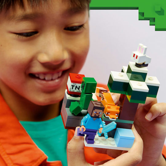 LEGO Minecraft Steve's Taiga Adventure for Ages 6+ 79 Pieces
