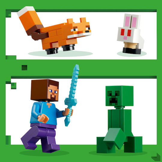 LEGO Minecraft Steve's Taiga Adventure for Ages 6+ 79 Pieces