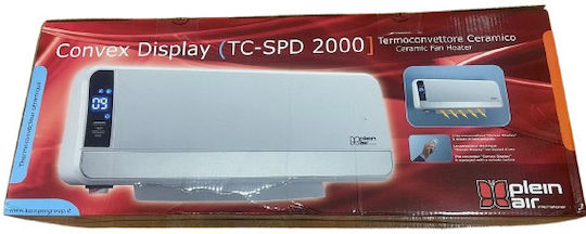 Kemper Convector Heater Wall 2000W with Electronic Thermostat 60x23.5cm White