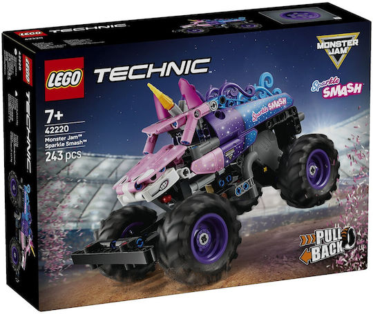 LEGO Technic Monster Jam™ Sparkle Smash™ Rückziehmodell für 7+ Jahre 243 Stück