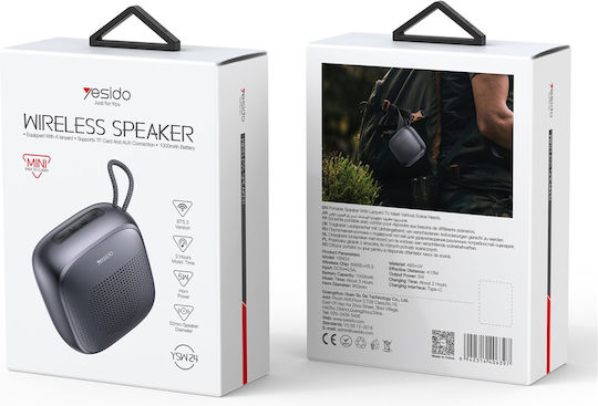 Yesido YSW24 Boxă Bluetooth 5W Negru
