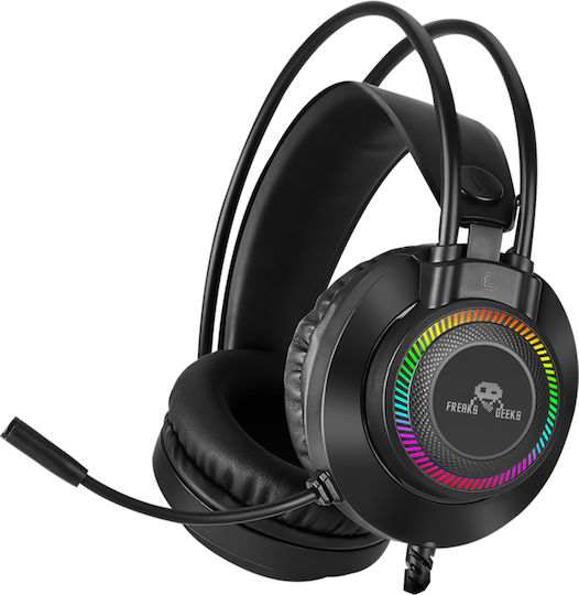 Freaks and Geeks Căști Gaming Over Ear Cu Conectivitate 3,5 Mm Pentru Nintendo Switch Pc Ps4 Ps5 XBOX