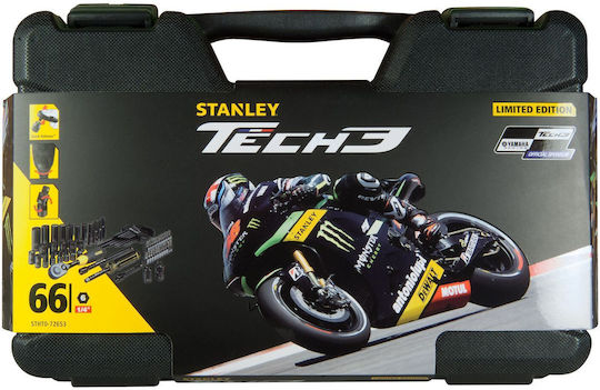 Stanley Set de chei tubulare și clichet 66buc