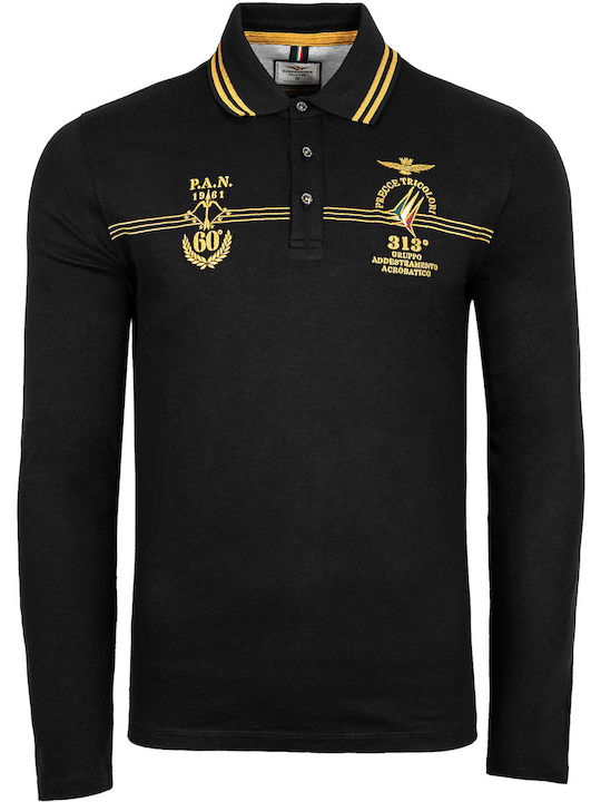 Polo Long Sleeve Blouse Black