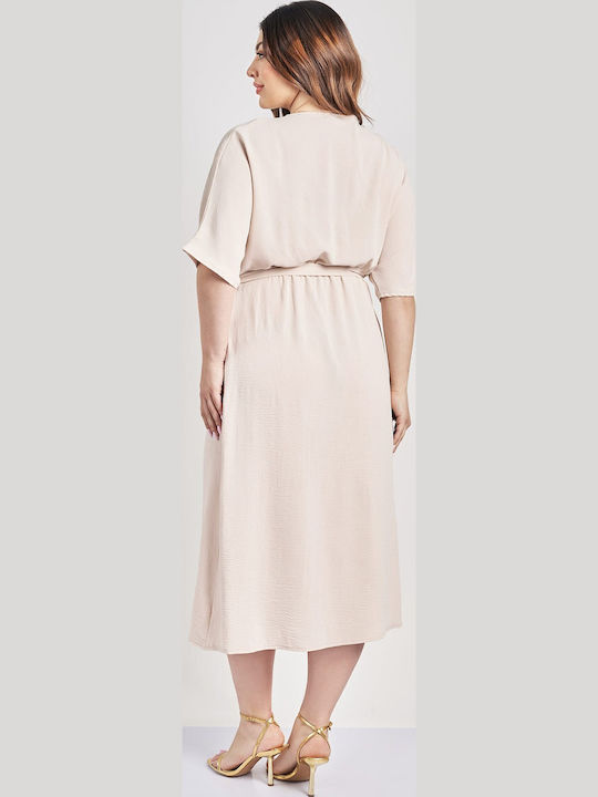 Rochii De Vară Pentru Femei Midi Rochie Wrap-Around Washed