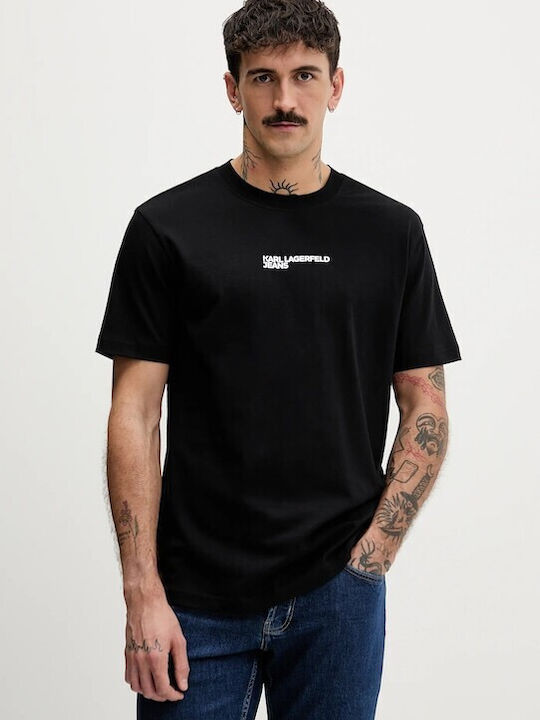 T-shirt Μαύρο