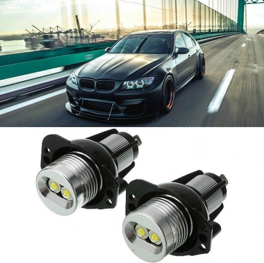 Set LED BMW E90 / E91 / M3 12V 6W με Κίτρινο Φωτισμό 2τμχ