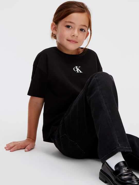 Kids' Denim Pants Black
