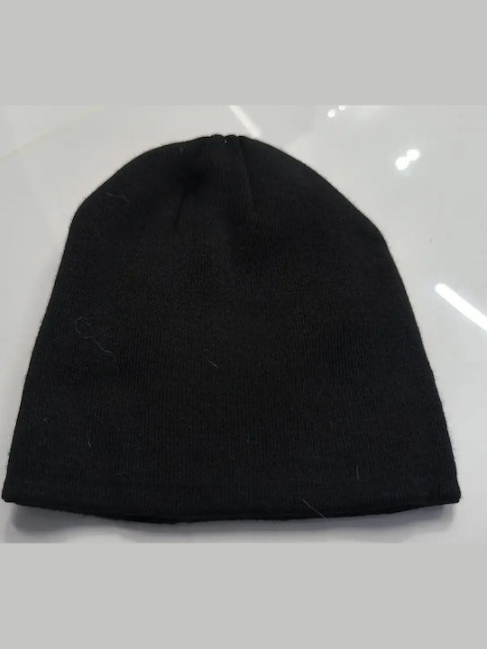 Beanie Unisex Beanie Gestrickt in Schwarz Farbe