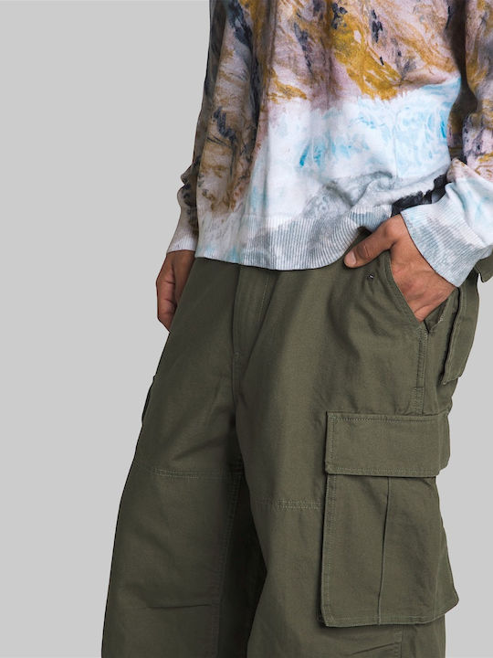 Παντελόνι Cargo σε Baggy Γραμμή Χακί