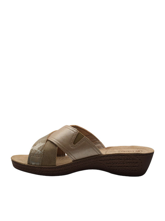 Anatomische Damenplattformen Beige