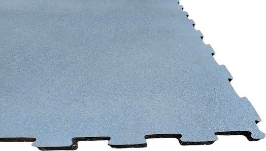 Luxury Fitness Gym Floor Puzzle Mat Black 98x98cm