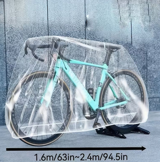 Set of 2 Transparent Nylon Bicycle Covers