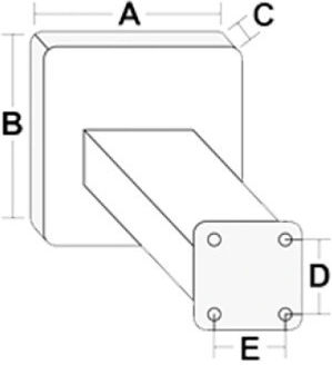 Adjustable Aluminum Auxiliary Engine Mount Up To 40kg