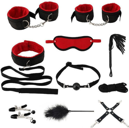 Power Escorts Bondage BDSM Kit 10τμχ