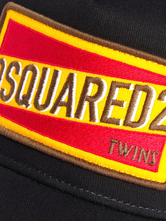 Dsquared2 Patch Baseball Cap Men Dsquared2 Κιτρινο Κοκκινο Μαυρο Bcm0419-05c00001-2124