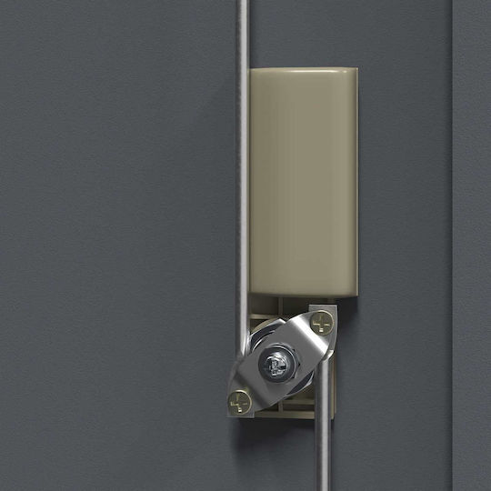 Metallisches Büroaufbewahrungsschublade und -schrank Anthrazit 80x40x90cm