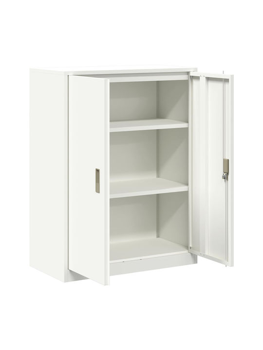 Kabinett Büro White 80x40x105cm