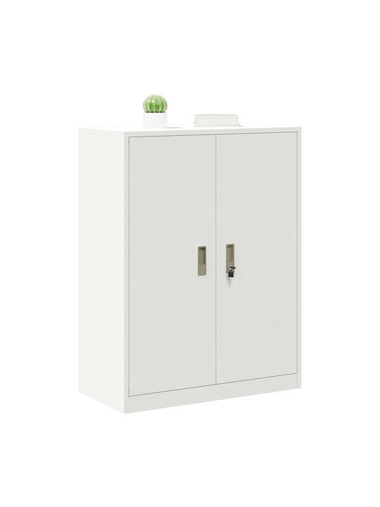 Kabinett Büro White 80x40x105cm