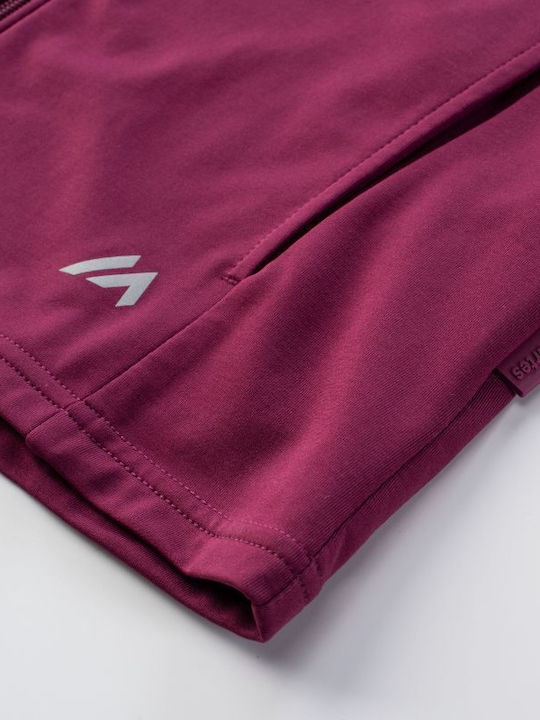 Damen Jacke in Burgundisch Farbe