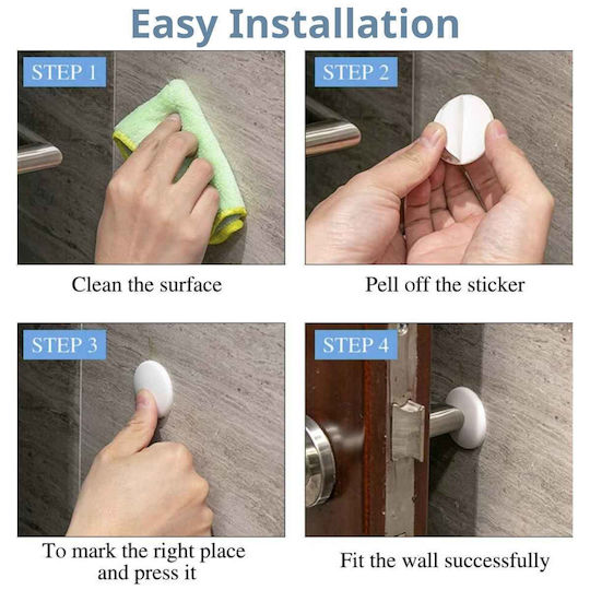 Uncle George 01.07.02-0019 Door Buffers with Sticker 60x60mm 2pcs