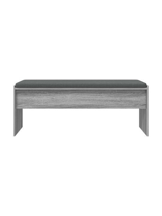 Entry Furniture with Bench Gray Sonoma 103x38x40cm