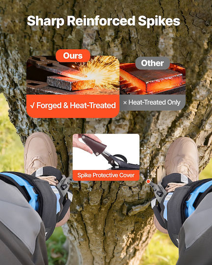 Vevor Durable Adjustable Tree Climbing Equipment Straps & Pads 159 Kg Xpszzdpkqmfhcuibm001v0