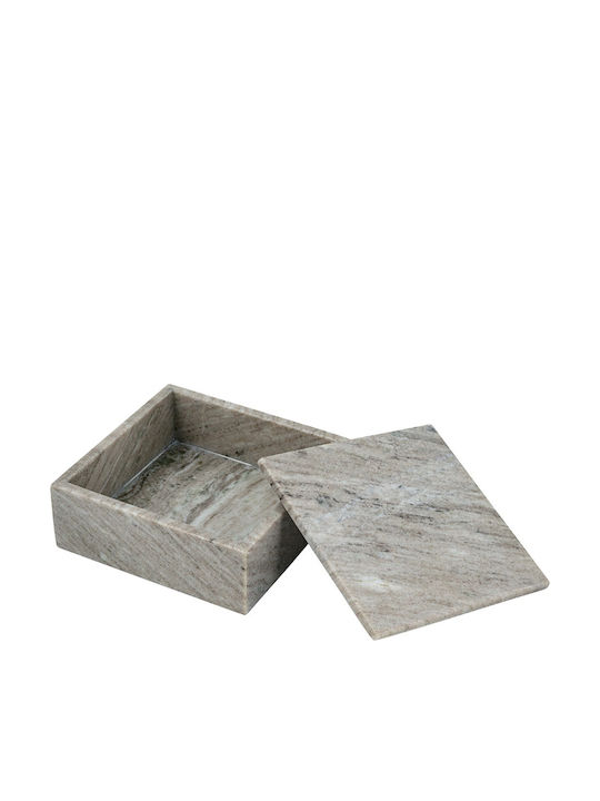 Artekko Κουτί Κοσμημάτων Γκρι 20x20x7.8cm Artekko Κουτί Κοσμημάτων Γκρι 20x20x7.8cm