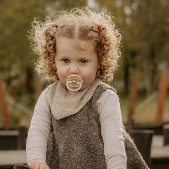 Frigg Little Viking Πιπίλες Σιλικόνης Sage/Cream για 6-18 μηνών 2τμχ
