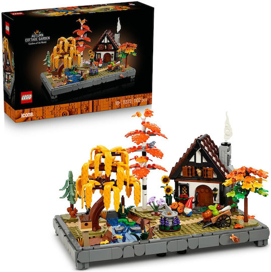 LEGO Icons Есенна Къща Градина за 18+ Години 1102 Бройки