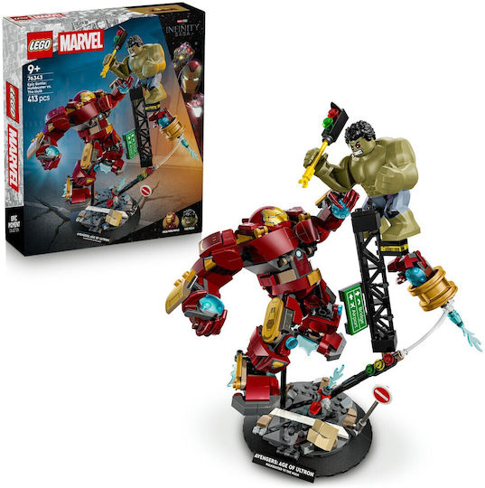 LEGO Marvel Epic Battle: Hulkbuster vs. The Hulk Pentru 9+ Ani 413 Bucăți