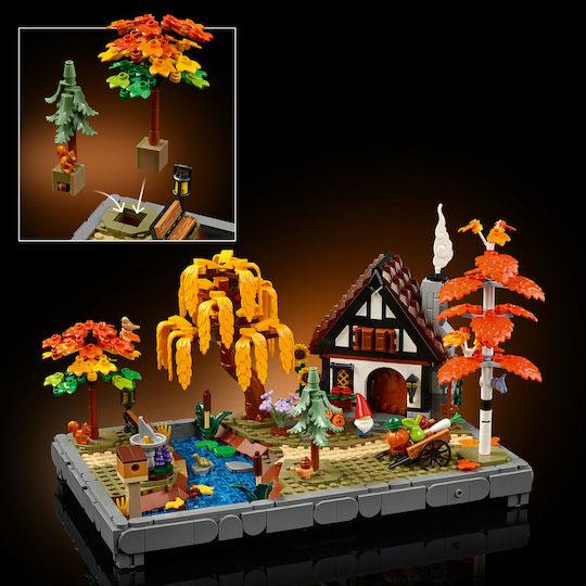 LEGO Icons Есенна Къща Градина за 18+ Години 1102 Бройки