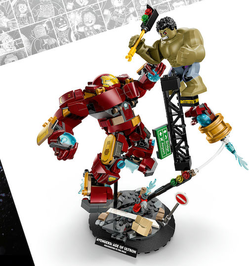 LEGO Marvel Epic Battle: Hulkbuster vs. The Hulk Pentru 9+ Ani 413 Bucăți