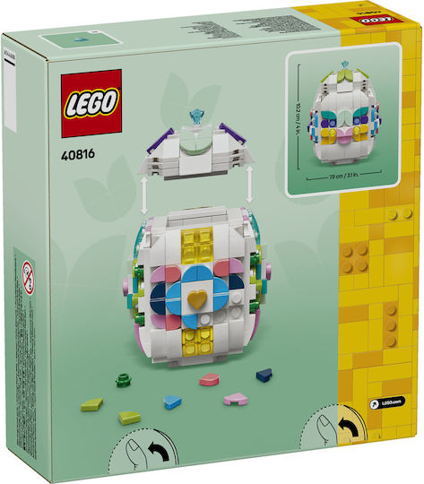 LEGO Building Blocks Decorative Easter Egg For Ages 9+ 386 Pieces
