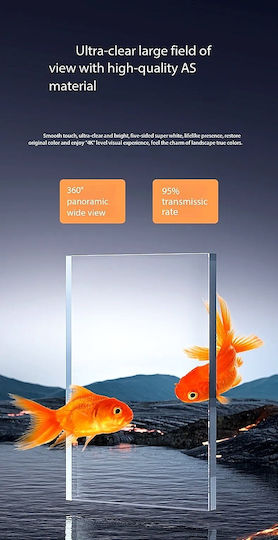 Aquarium Fish Tank Capacity 10.5lt Includes Filter 30x18.5cm