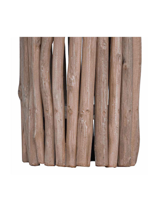 vidaXL Round Side Table Made of Solid Wood Natural 30x30x45 cm