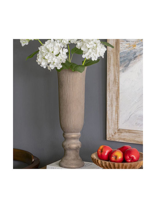 Artekko Decorative Vase Candia Brown 17.5x17.5x56.5cm