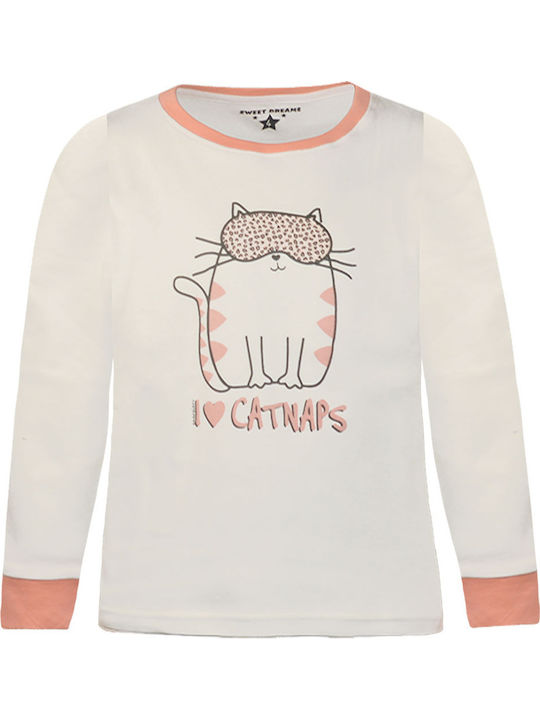 Energiers Kids Nightwear Winter Cotton Multicolour Top & Bottom Set