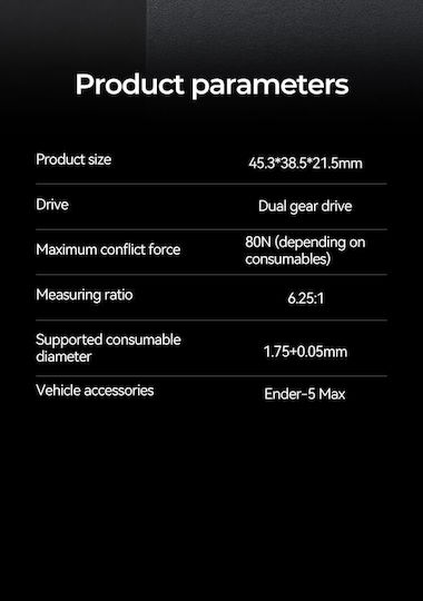 Mecanism Extruder Metalic 3D Creality Ender 5 Max Imprimantă Extruder Upgrade Înlocuire Compatibil Filament Standard Alimentare Filament Accesoriu de Precizie