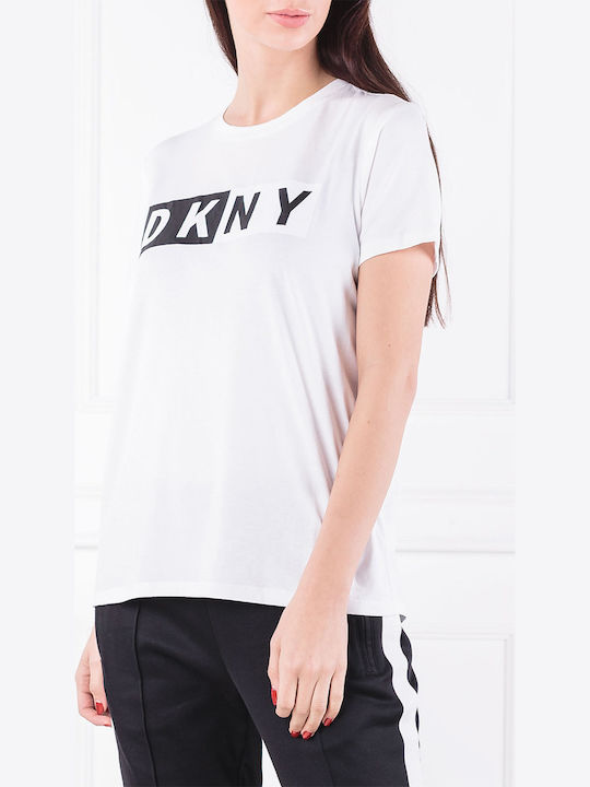 Logo Tricou Damă Alb