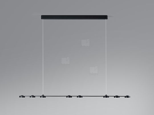Helestra Verstellbar Hängelampe Schwarz 120x6cm.