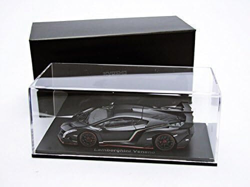 1:43 Kyosho Lamborghini Veveno Matt Black Red Line 5571mbk